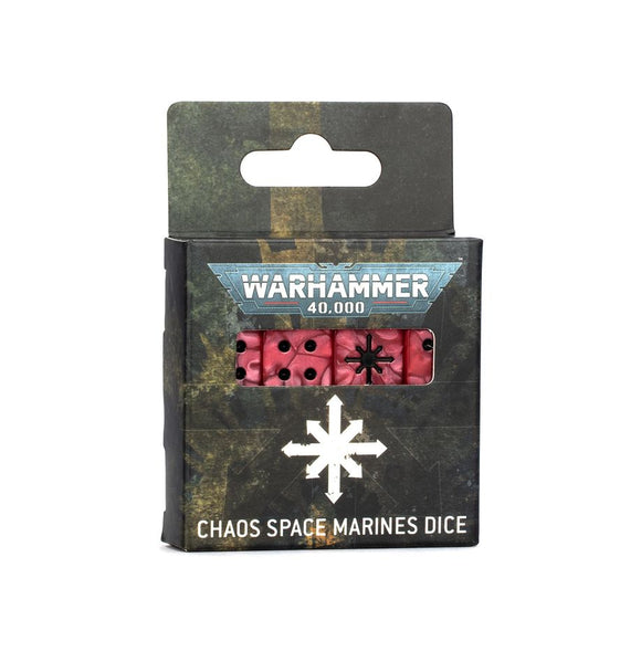Warhammer 40K: Chaos Space Marines - Dice Set