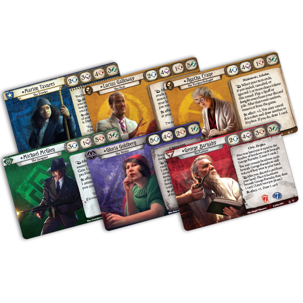 arkham horror drowned city investigator expansion review