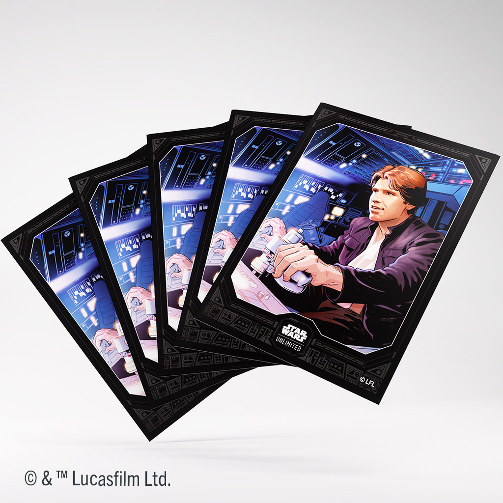 monopoly card sleeves Star Wars Unlimited Art Sleeves Han Solo
