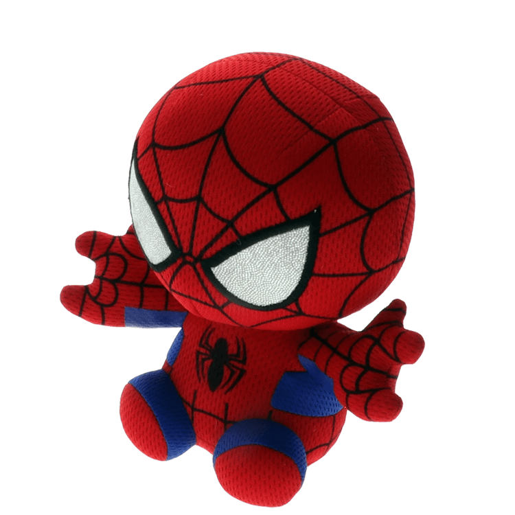 Ty Marvel Beanie Babies Bundle all 7 Spider Man Iron Man Captain America Hulk