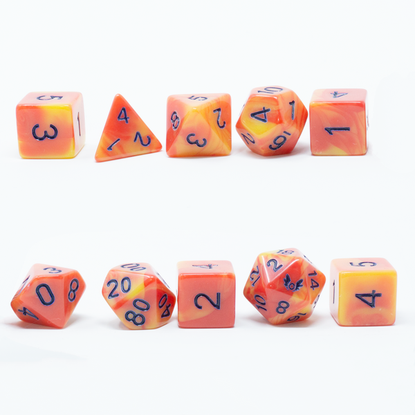 Humblewood Alderheart Ember Dice and Pouch Little Shop of Magic