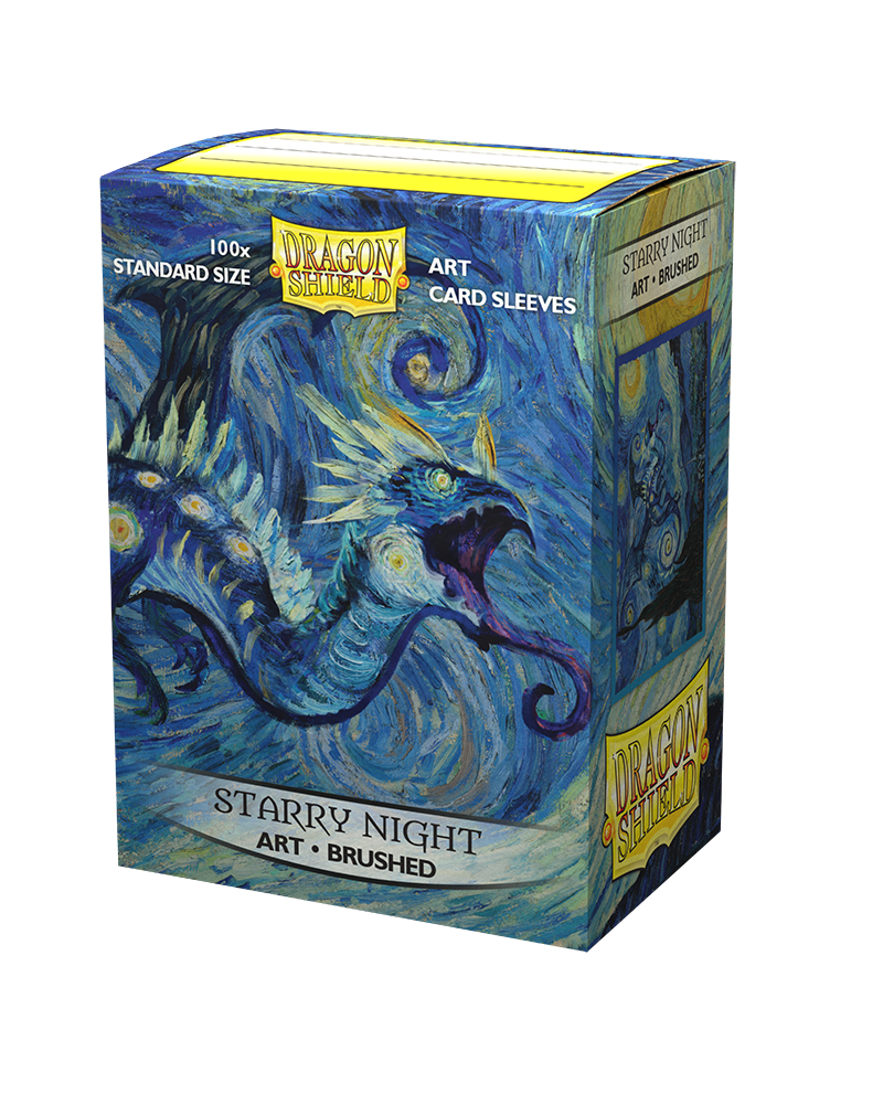 starry night card sleeves Fine Art Starry Night Standard Deck Protector Sleeves (100ct) by Vincent  Van Gogh