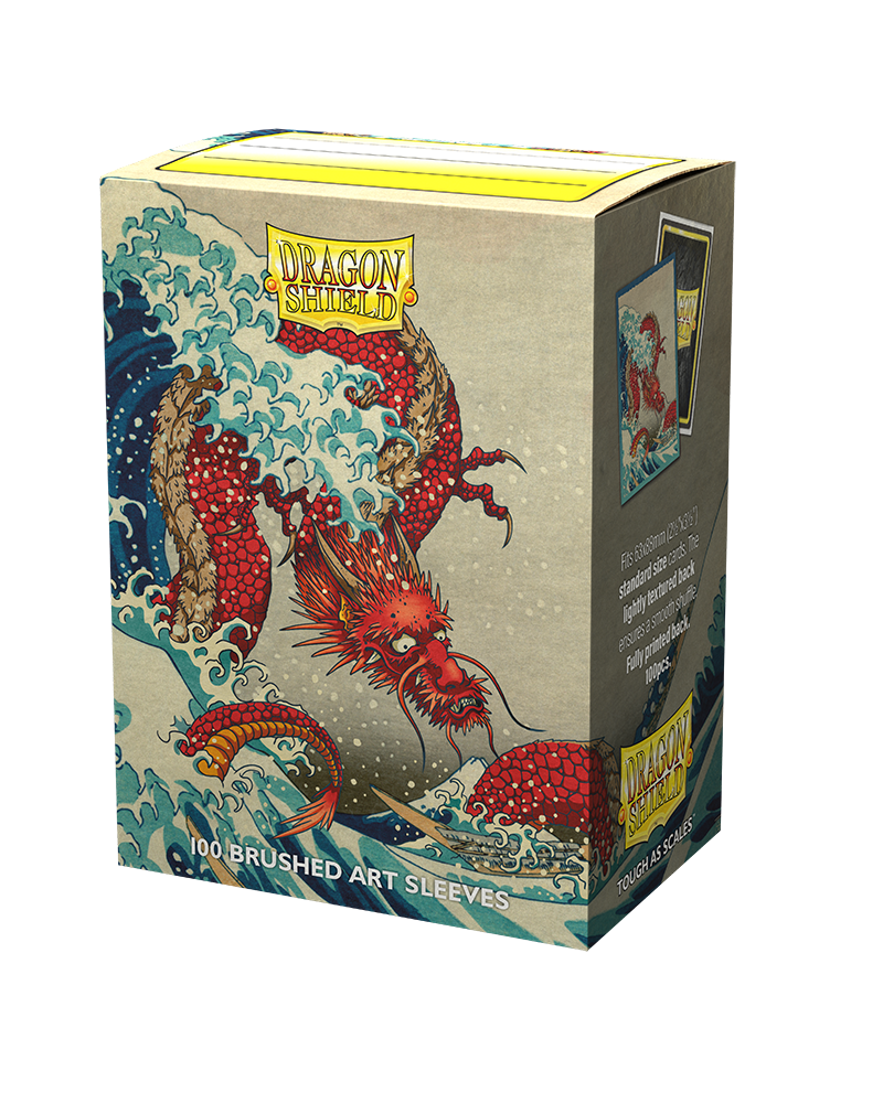 great wave card sleeves Dragon Shield Card Sleeves: Brushed Art