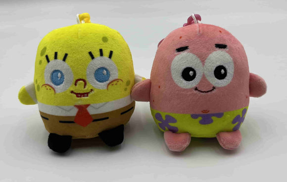 TeeTurtle Plushmates Besties: Spongebob & Patrick