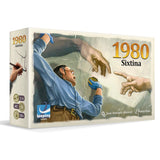 Board game box titled '1980 Sixtina' with artistic depiction of a scene, featuring Looping Games logo.