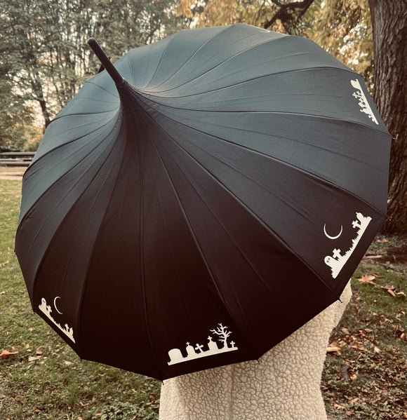 Witchwood Bags: Cemetery Umbrella