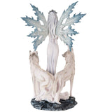 Snow Queen with Wolves