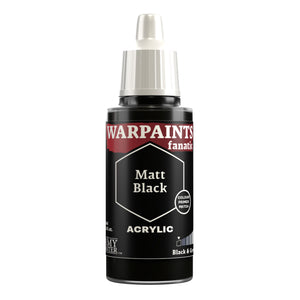 Army Painter Warpaints Fanatic: Matt Black 18ml