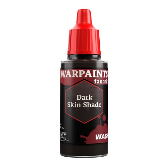 Army Painter Warpaints Fanatic: Wash - Dark Skin Shade 18ml