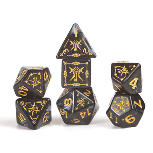 D&D: Adventure Dice Set - Rogue Black