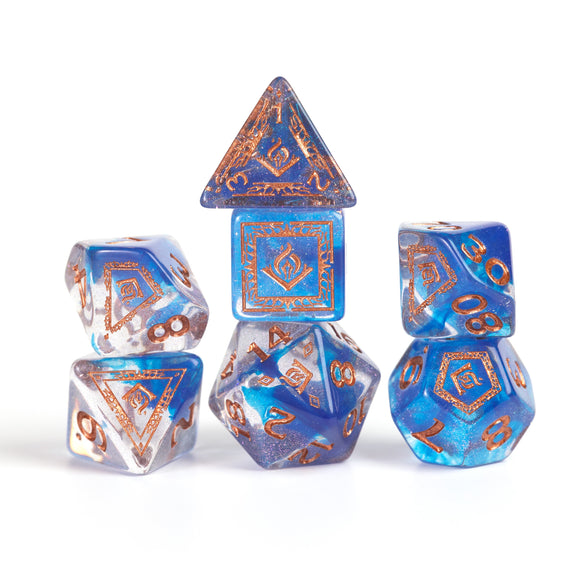 D&D: Adventure Dice Set - Wizard Blue