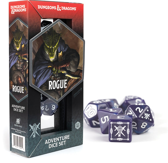 D&D: Adventure Dice Set - Rogue Purple