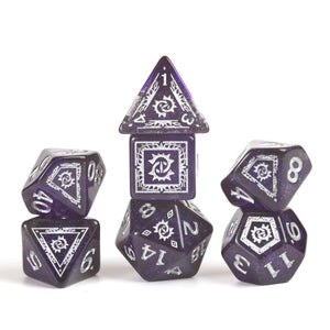 D&D: Adventure Dice Set - Warlock Purple