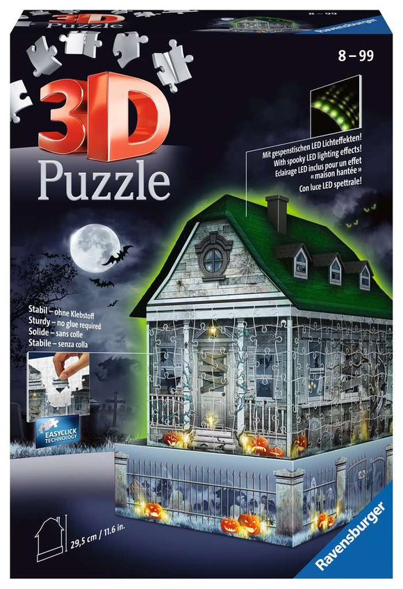 Puzzle: 3D Puzzle - Haunted House - Night Edition