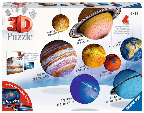 Puzzle: 3D Puzzle - Solar System