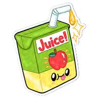 Squishable Apple Juice Sticker