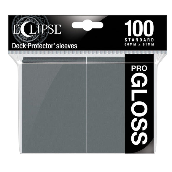 Deck Protector Sleeves: Eclipse Gloss Standard - Smoke Grey (100ct)