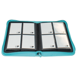 Ultra PRO: PRO-Binder - 4-Pocket Zippered - Vivid - Light Blue