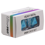 Ultra Pro Heavy Metal D20 dice set packaging on a white background