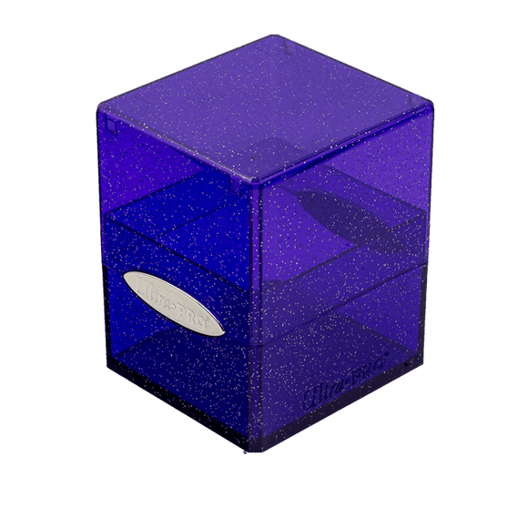 Deck Box: Satin Cube - Glitter Purple