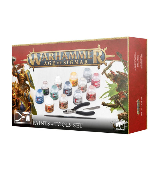 Warhammer: Age of Sigmar - Tools & Paint Set