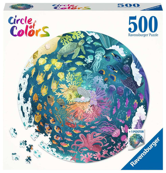 Puzzle: Circle of Colors - Ocean