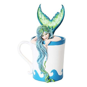 Morning Bliss Mermaid in Coffee Cup