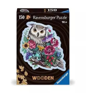 Wooden Puzzle: Mysterious Owl
