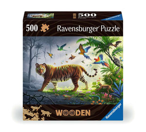 Wooden Puzzle: Jungle Tiger