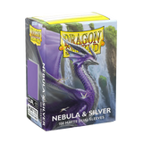 Dragon Shield card sleeves packaging with a purple dragon design on a white background
