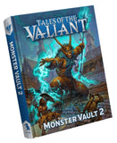 Book titled 'Tales of the Valiant Monster Vault 2' with a fantasy design on the cover.
