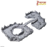 Game terrain piece with 'Dungeons & Lasers' logo on a white background