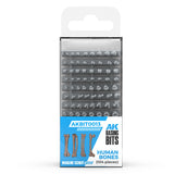 AK Interactive Basing Bits: Human Bones (120 Pieces)