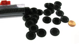 Kolplow: Mini Poker Chips 22mm (7/8in) - Tube of 50 - Black