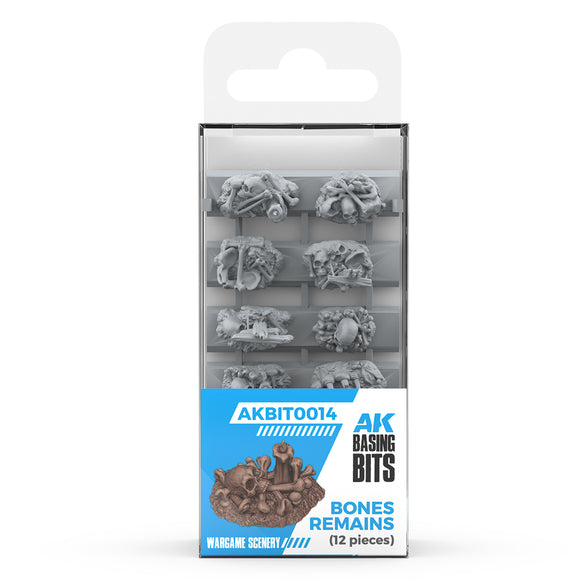 AK Interactive Basing Bits: Bones Remains (12 Pieces)