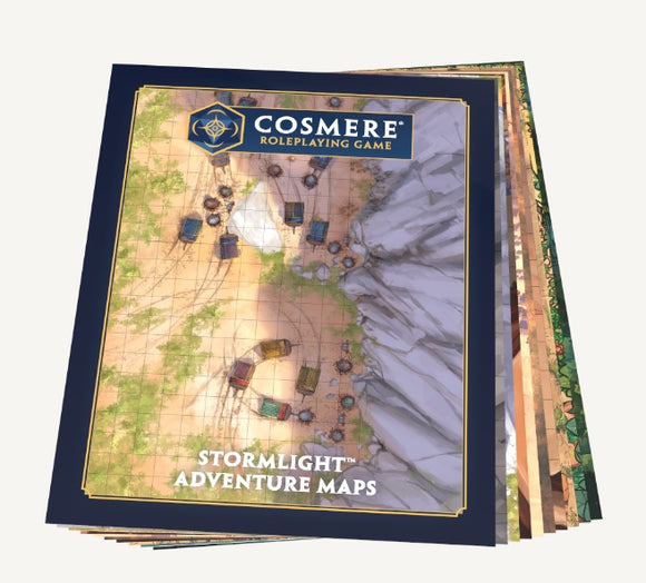 Cosmere Roleplaying Game Stormlight Adventure Maps on a white background
