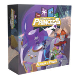 Box for 'Conquest Princess' with colorful graphics and text on a white background