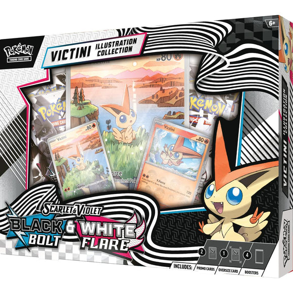 Pokemon: Scarlet & Violet - Black Bolt & White Flare - Victini Illustration Collection