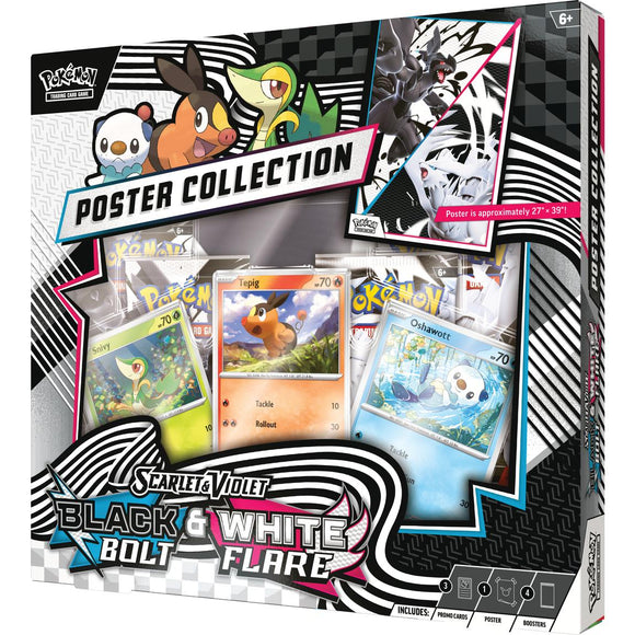 Pokemon: Scarlet & Violet - Black Bolt & White Flare - Unova Poster Collection