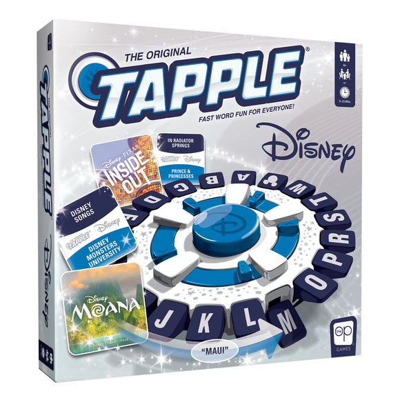 Tapple board game box with Disney branding on a white background
