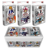 Konami Yu-Gi-Oh! trading card packs on a white background