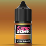 Bottle of Turbo Dork Afterburner paint on a gradient background