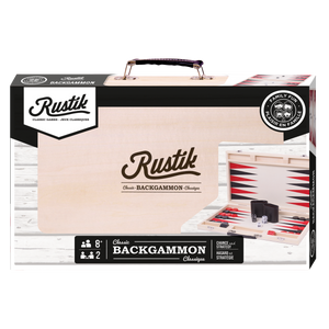 Rustik Deluxe Wood Case: Backgammon