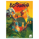 Book cover of 'Botswana' with animals and colorful design