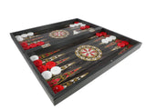 Backgammon - 19" Pistachio Cluster Backgammon Set