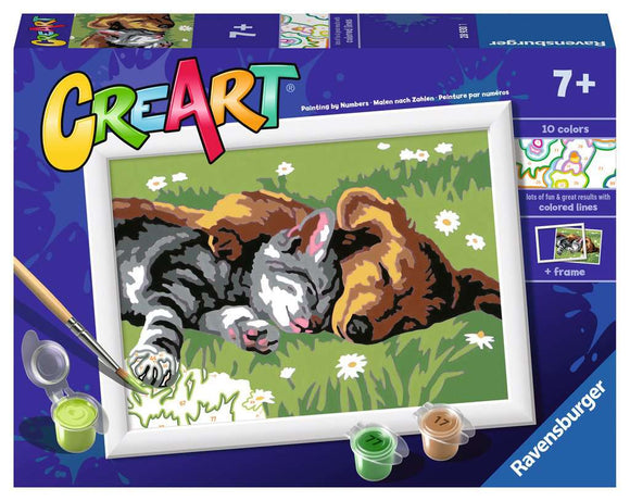 CreArt Kids: Sleeping Cat & Dog