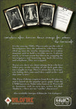 Vintage-style game card with text and illustrations on a dark green background