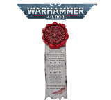 Starforged Purity Seal: Warhammer 40K Emperor Imperial Aquila Pin+Sticker