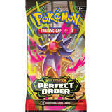 Pokémon trading card game pack with a colorful design and Pokémon character on a white background