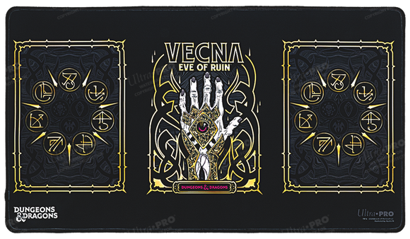 D&D: Playmat - Vecna: Vecna: Eve of Ruin - Black Stitched